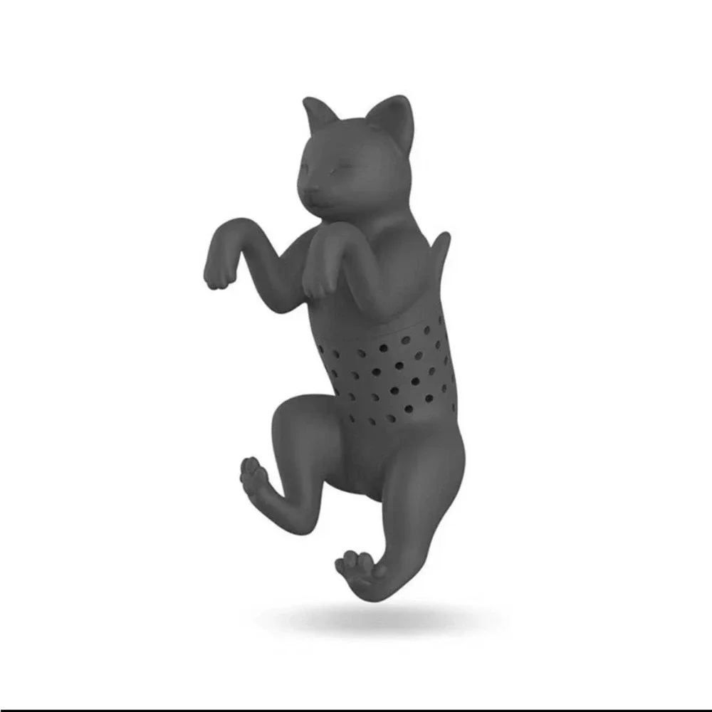 1pc Silicone kitten Design Tea Filter